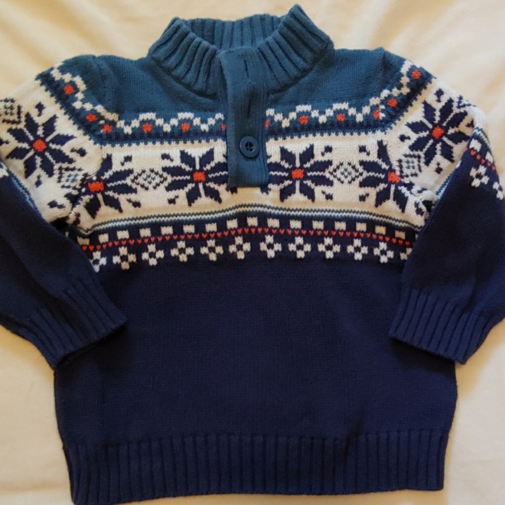 Baby boys gap fair isle sweater